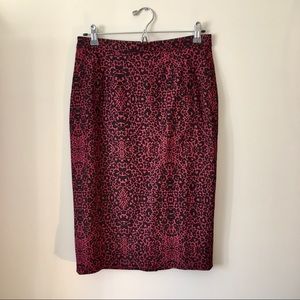 🥓3 for $15 Nordstrom Halogen Cheetah Pencil Skirt